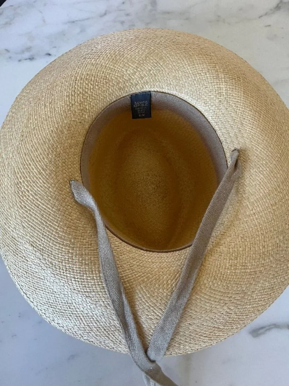 Banana Republic Wide-Brim Straw Sun Hat in Natural Tan